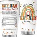Cat Mom Nutrition Facts, Tumbler 20 Oz With Lid And Straw, Tumblers For Funny Mama Cups Best Day Coffee Mother Ever Women Mothers Handle Insulated, Mom Gifts