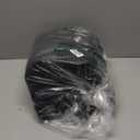 Universal Truck Bench Seat Cover; Fits All Full-Size Silverado F-150 Ram Sierra Titan Tundra Pickup Trucks; to Fit Folding, Split Bench or Standard Bench Seat; Faux Leather, Black