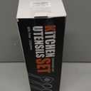 AOTHOD Silicone Cooking Utensils Set - 446F Heat Resistant Silicone Kitchen Utensils,Spatula,Spoon, Kitchen Utensil Sets Gadgets Tools Set for Nonstick Cookware,Dishwasher Safe Bpa Free (Cream White)