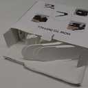 Shoe Slots Organizer - 20 Pack Shoe Stackers, 50% Space Savers, 4 Levels Adjustable Rack, White
