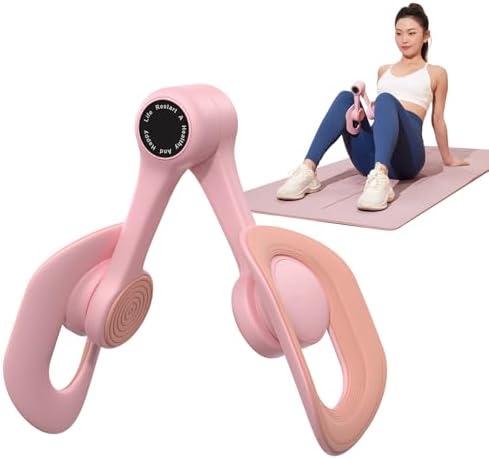 MERACH Thigh Trainer, Pelvic Floor Muscle Trainer, Inner Thigh Exercise Workout Equipment for Home Gym, Pelvic Floor Strengthening Women(Pink)
