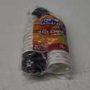 Hefty Paper Disposable Hot Cups with Lids, Leak-Resistant Disposable Coffee Cups, Double Insulated To Help Prevent Burning, Tight-Fitting Lid Helps Prevent Sloshing and Spills, 16 Ounce, 20 Count