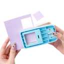 BAOFALI Stamp Puncher 1.5x1.5inch Large Square Postage Stamp Punch |Stamp Hole Puncher| Scalloped Rectangle Lever Action Paper Punches for Crafting Scrapbooking DIY Card Making Arts Crafts Supplies