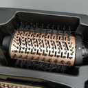 Hair Dryer Brush Set, Multifunctional Hot Air Brush for Salon Blowouts, Negative Ion Technology & Quick Drying, Shiny and Less Frizz, Black Gold