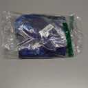 MEROKEETY Women's Spring Wedding Guest Dress 2026 Long Sleeve Bodycon Floral Mesh Fall Cocktail Holiday Party Maxi Dresses, Size S, (Blue)