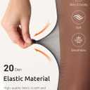 Yilanmy Control Top Pantyhose for Women 20D Sheer Shaping Tights Tummy Control Support Stockings (Black, M)