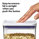 OXO Good Grips POP Container - Airtight Food Storage - Big Square Short 2.8 Qt Ideal for 5 lbs of sugar, cookies or crackers