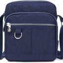 KARRESLY Casual Nylon Purse Handbag Crossbody Bag Waterproof Shoulder Bag for Women (Dark Blue)