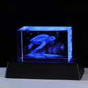 Qianwei 3D Crystals sea Turtle Decor Gifts for Women, Turtle Figurines Stuff Gifts for Turtle Lovers sea Turtle Statue Paperweight Birthday for Best Friend, Keepsake&Paperweight, 
3.14"D x 2"W x 2"H