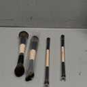 Jessup Makeup Brushes Set 7pcs Double Sided Makeup Brushes for Foundation Concealer Blush Eyeshadow Contour Bronzer Powder Blending Eyebrow Eyeliner, Cruelty-Free Make up Brushes Peach Dust T600