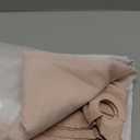 Eachope No Hooks Needed Linen Textured Shower Curtain with Snap-in Fabric Liner Set,Blush Hotel Luxury Decor Shower Curtains for Bathroom with Mesh Top Window,Waterproof & Washable,71Wx74H