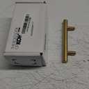 Purist 3 Inch Center to Center Bar Cabinet Pull (Vibrant Brushed Moderne Brass)