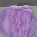 Suppromo 6ft Purple Table Skirt for Baby Shower Girl Tulle Tutu Table Skirt Rectangle Purple Table Cloth for Parties Butterfly Mermaid Birthday Wedding Cake Dessert Desk Skirt Decorations (72" x 30" (6FT))