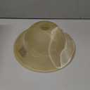 HonoDing Torchiere Floor Lamp for Living Room, Standing Lamp with Glass Shade, Iron Brushed Nickel Floor Lamps, Corner Lamps for Bedroom, Office, Reading (Dark Brown)