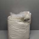 DEITAS King Comforter - 3D Jacquard Design Sherpa COmforter, Super Soft and Warm Fluffy Quilt for Winter, 1 Comforter Cream White