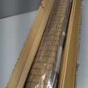 UNISHADES Cordless Bamboo Roman Shades for Windows, Blinds Size (27.5" W ×64" H) Colour (Highfield Teak)