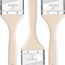 Bates- Paint Brushes, 2-Inch, 3 Pack, Angle Brushes, Treated Wood Handle, Paint Brushes for Walls, Stain Brush, Wall Paint Brushes, Furniture Paint Brushes for Painting Walls, Painting Brush