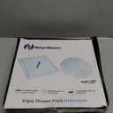 NearMoon Rain Shower Head, High Flow Stainless Steel Square Rainfall Shower, Waterfall Bath Shower Body Covering, Ceiling or Wall Mount (12 Inch, Matte Black)