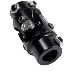 Steering Shaft Universal U Joint Automotive Replacement Universal Joints Coupler U-Joint Coupling (1, Black, 3/4"-36 Spline X 3/4" DD)