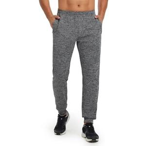M MAELREG Mens Joggers with 4 Zipper Pockets Moisture Wicking Winter Heather Casual Athletic Joggers Sweatpants for Men, Gray, XL