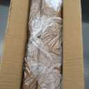 Square Ottoman with Storage, Large Oversized Ottoman Coffee Table, Double Flipping Lid & Mid-Century Modern & Faux Leather Style, Loads 660 lb, for Living Room, Bedroom, Entryway, Cognac Brown