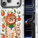 Rosarnnah for iPhone 17 Pro Max Case Cute - Durable Shockproof 6.6 ft Drop Impact Phone Case - Funny Kitty Cat Design (6.9") Clear