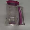 Pancake Batter Dispenser  4Cup Batter Dispenser with Squeeze Handle for Pancakes, Waffles, Muffins, and Crepes  Baking Tools (Purple)