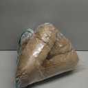 INVENHO Small Dog Bed Washable Orthopedic Calming Warming Durable Pet Bed with Anti-Slip Bottom (S (20"x19"x6"), Dark Brown)