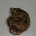 4PCS Clip in Hair Extensions Honey Blonde Mixed Light Brown 20 Inch Long Wavy Synthetic Hair Extensions (4pcs, 20Inch, 22H10#)