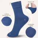 FGZ Women Thin Cotton Socks Soft Cozy Socks Cute Ankle Crew Socks 5 Pairs (L)