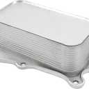 AULINK 2721880001 Engine Oil Cooler For 20052015 MercedesBenz C230 C280 C300 C350 CLK350 E350 GLK350 ML350 ML450 R350 S400 SLK280 SLK300 SLK350 2.5L 3.0L 3.5L V6, Replaces 5989070190 A5989070190