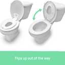 Ingenuity: ity by Ingenuity Flip & Sit Potty Seat 2pk (White) Easy to Set Up & Remove Potty Training Seat That Attaches to Adult Toilet Seat