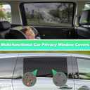 Car Window Shades for 2018-2024 Odyssey - Rear Side Window Sun Shade for Baby, Breathable Mesh Privacy Window Covers, UV Protection & Heat Insulation for Travel, Napping, Camping