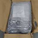 Ayleid Retractable Garden Hose Reel, 1/ 2 in x 100 ft Wall Mounted Hose Reel, with 9- Function Sprayer Nozzle, Any Length Lock/ Slow Return System/ Wall Mounted/ 180°Swivel Bracket (Gray)