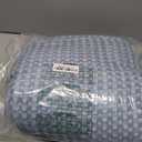 Bedsure Cooling Cotton Waffle King Size Blanket - Lightweight Breathable Summer Blanket of Rayon Derived from Bamboo for Hot Sleepers, Luxury Throws for Bed, Couch and Sofa, Fog Blue, 104x90 Inches