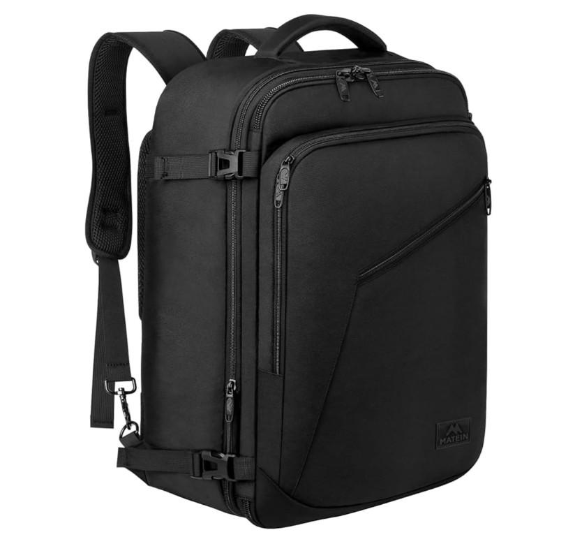 MATEIN Carry on Backpack, Extra Large Travel Backpack Expandable Airplane Approved Weekender Bag for Men and Women, Water Resistant Lightweight Daypack for Flight 40L. XL