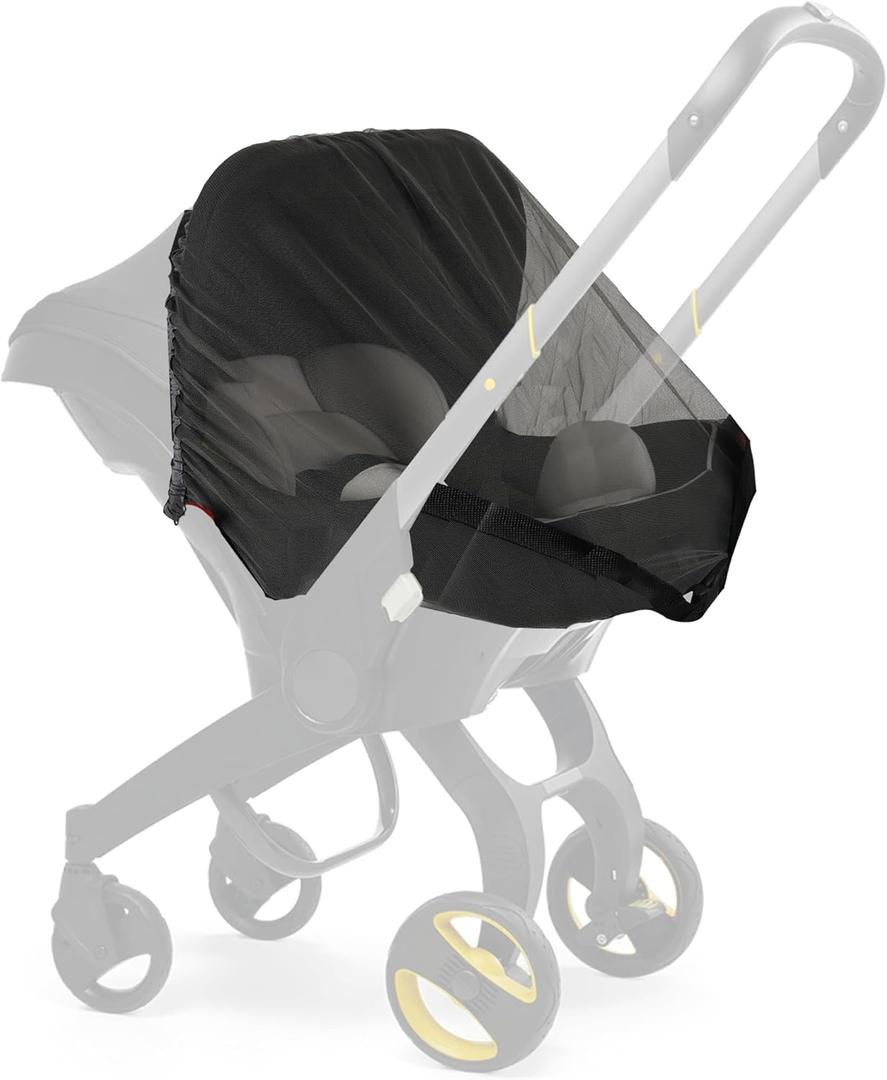 Baby Stroller Insect Net & Mosquito Cover Compatible with Doona Car Seat & Stroller Mosquito Net Cover for Baby Car Seats