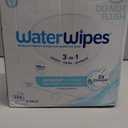 WaterWipes Sensitive+ On The Go Wipes, 3-In-1 Cleans, Cares, Protects, 99.9% Water, Unscented & Hypoallergenic Wet Wipes, 224 Count (8 Packs)