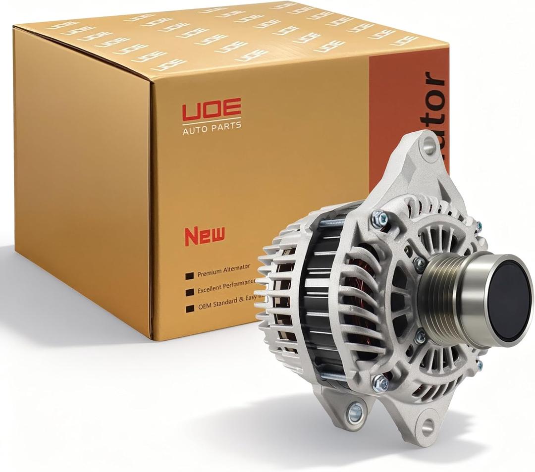 Alternator Fits Chrysler 200 11-13, Sebring 07-10, Dodge Caliber 07-12, Avenger 08-13, Jeep Compass/Patriot 07-17, 12V 115A, OE 11231 04801323AB