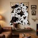 MustMat Cow Print Rug,Faux Cowhide Area Rug for Bedroom,Nursery,Living Room,Western Party Decorations 2'6''3'7''