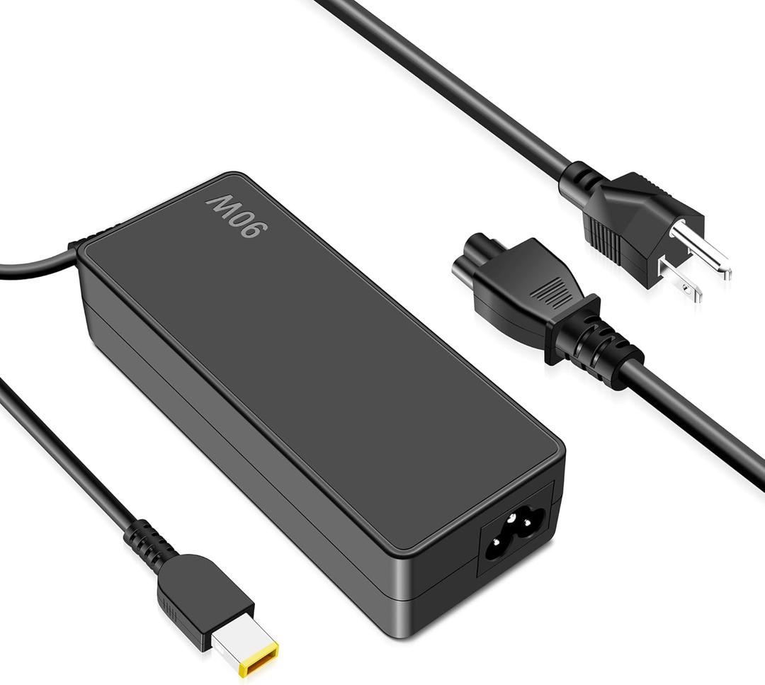 90W Charger Compatible with Lenovo ThinkPad T540p T470p T460p T440p E440 G410 Z510 Yoga 11s 720-15IKB 730-15IKB 730-15IWL Ultra/Pro Dock, ideapad C40 C50 C260 C460 ADLX90NCC3A Adapter