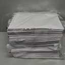 MOXARYSU White Gift Bags With Handles: 8x5x10 Inch 50pcs Medium Paper Gags Bulk For Birthday Wedding Party Shopping