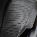 All Weather Car Floor Mats for 2014-2018 Chevy Silverado/GMC Sierra 1500 Crew Cab, 2015-2019 Silverado/Sierra 2500 HD/3500 HD Crew Cab, TPE Rubber Floor Liners Full Set for Chevy Silverado Accessories