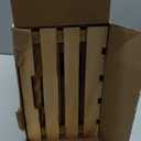 Wooden Crates for Display 5 Pack Wood Storage Crate for Home Rustic Nested Crates with Handles, Farmhouse Wooden Basket for Storage Container and Decorations