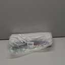 4Pack Halloween Horror Movie Costume Accessories Short Wig Prop Brick Phone Plastic Knife Fake Blood for Women Fancy Dress Up Supplies