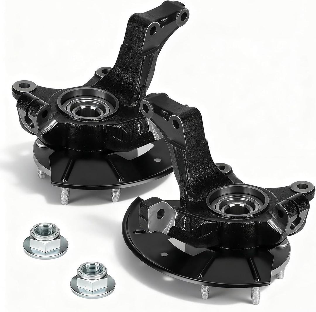 698-405 Front Steering Knuckle & Wheel Bearing Hub Assembly for Ford Escape 2005-2012, for Mazda Tribute 2005-2011, for Mercury Mariner 2005-2011, Left Driver Side, LK015 698405