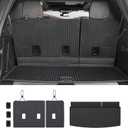 Cargo Mat Backrest Mats for 2021-2025 2026 Chevrolet Chevy Tahoe/GMC Yukon Accessories(Not for Yukon XL), All Weather TPE Trunk Liner 3rd Row Seat Back Covers(Cargo Mat+3rd Row Backrest Mat)
