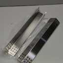 D010012307 Flame Tamer Grill Parts for Monument Grill 4 Burner Replacement Parts 35633 24367 41847ng 17842 Heat Shield Stainless Steel Grill Heat Plates Tents Grill Accessories, 4pcs