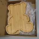 Charcuterie Board Platters 4 Pcs Baby Shower Food Trays Wooden Large Serving Tray Fillable Boxes for Food Snack Fruit Platters Wood Charcuterie Trays Birthday Gender Reveal Party Decoration