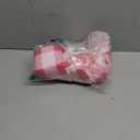 Kuoser Dog Winter Coat, Reversible Dog Jacket, Warm Doggie Coat British Style Puppy Cold Weather Vest, Windproof Pet Clothes Vest for Small Dogs, Pink S (S (Chest Girth: 13.8-17.3''))